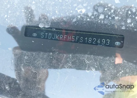 2015 Toyota Highlander Xle V6 from USA, damaged, VIN 5TDJKRFH5FS182493